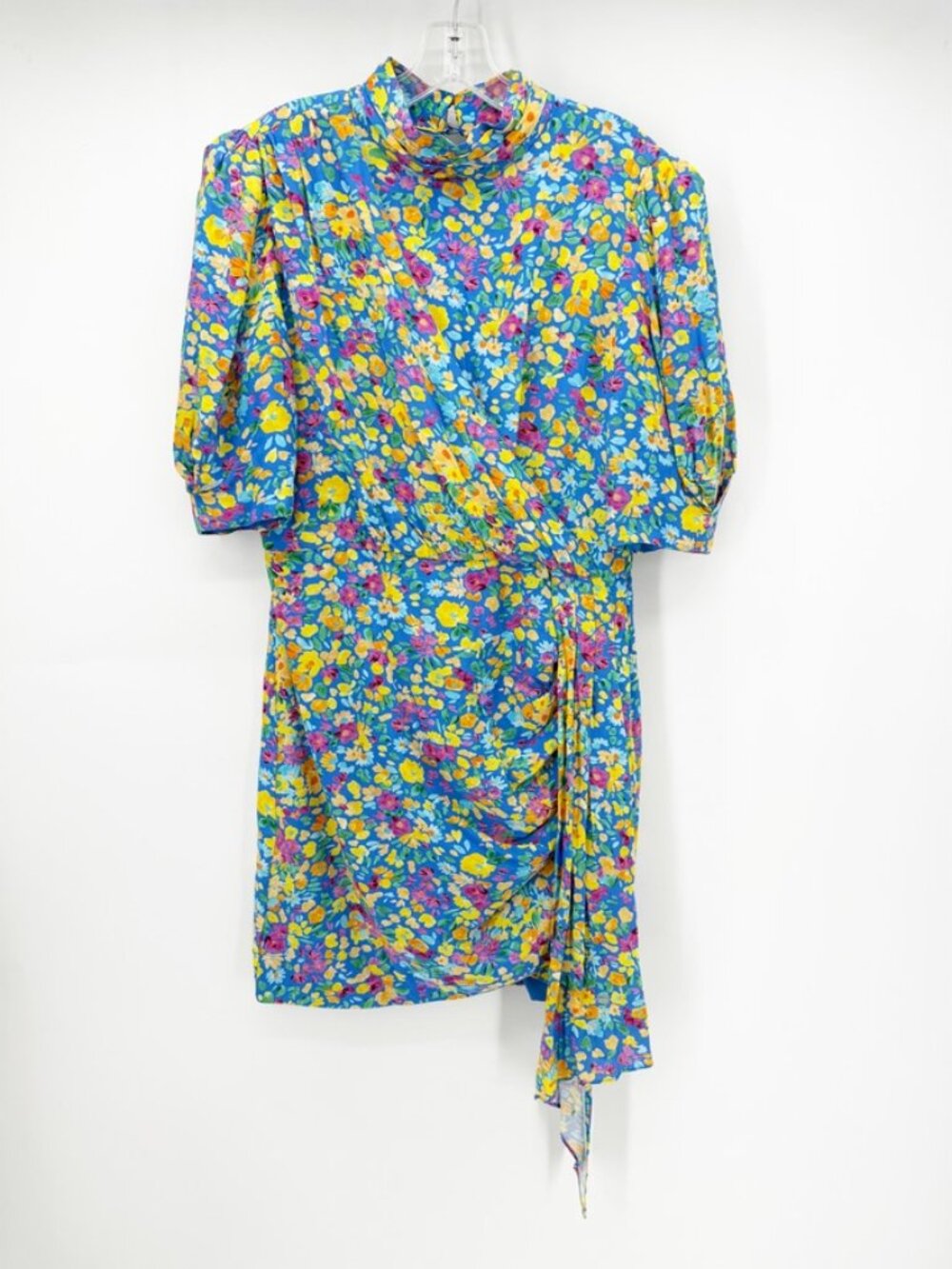Saylor Vivienne Saylor x REVOLVE Ruched Puff Sleeve Mini Dress L - Picture 2 of 11